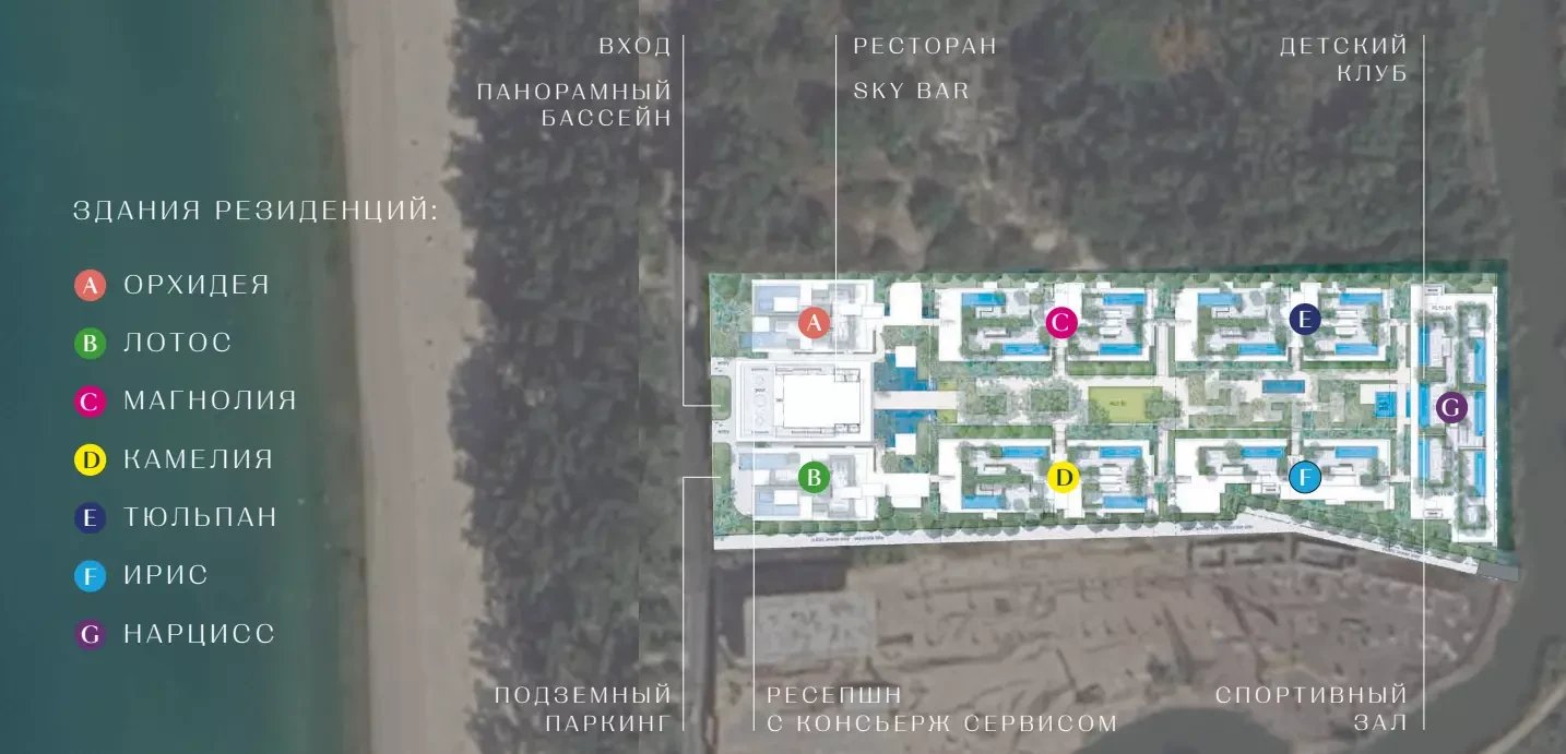 masterplan проекта Gardens of Eden